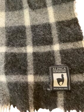 Alpaca throw blanket 53X57